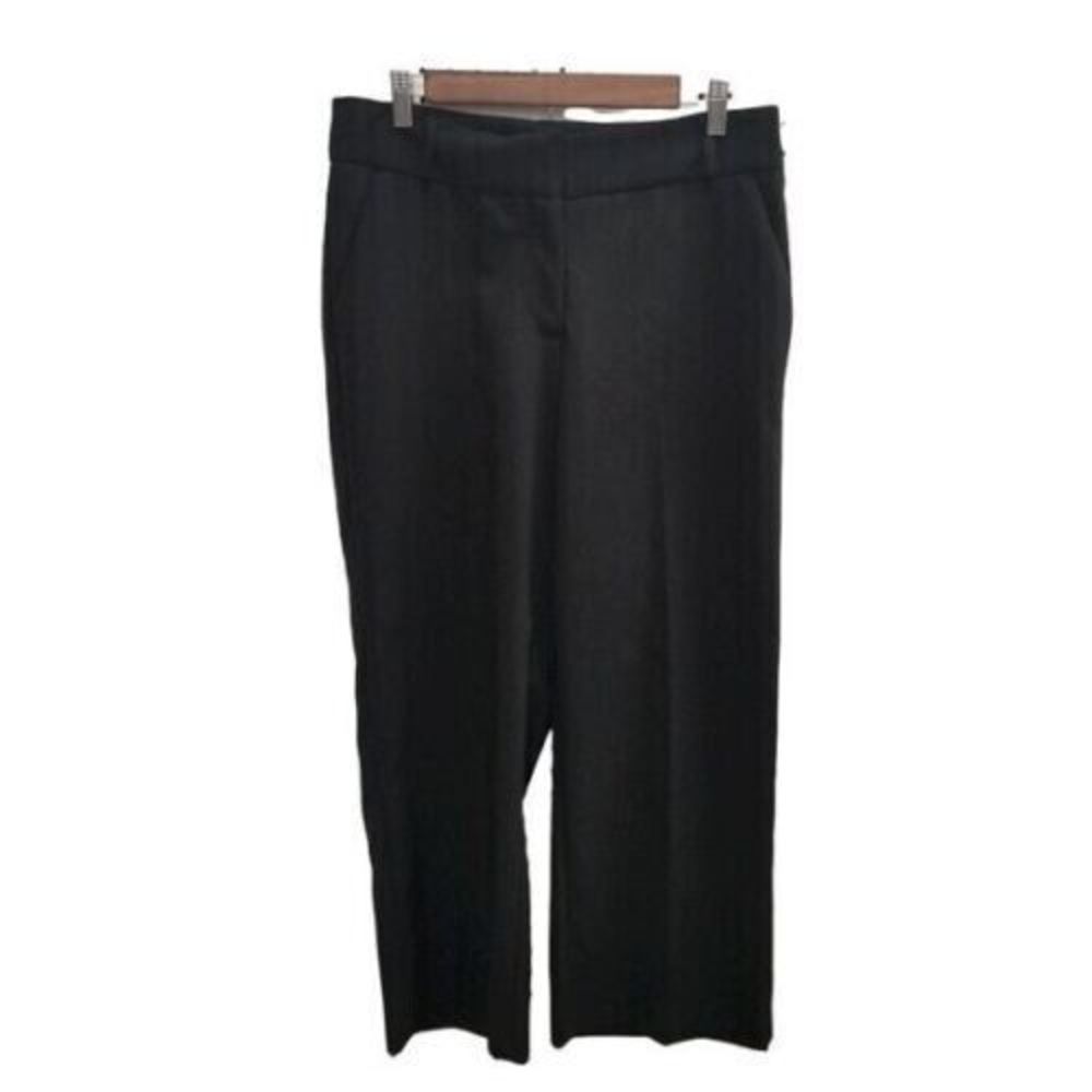 Cynthia Rowley Womens Size 8 Black Solid Cropped Dress Pants - Picture 7 of 9